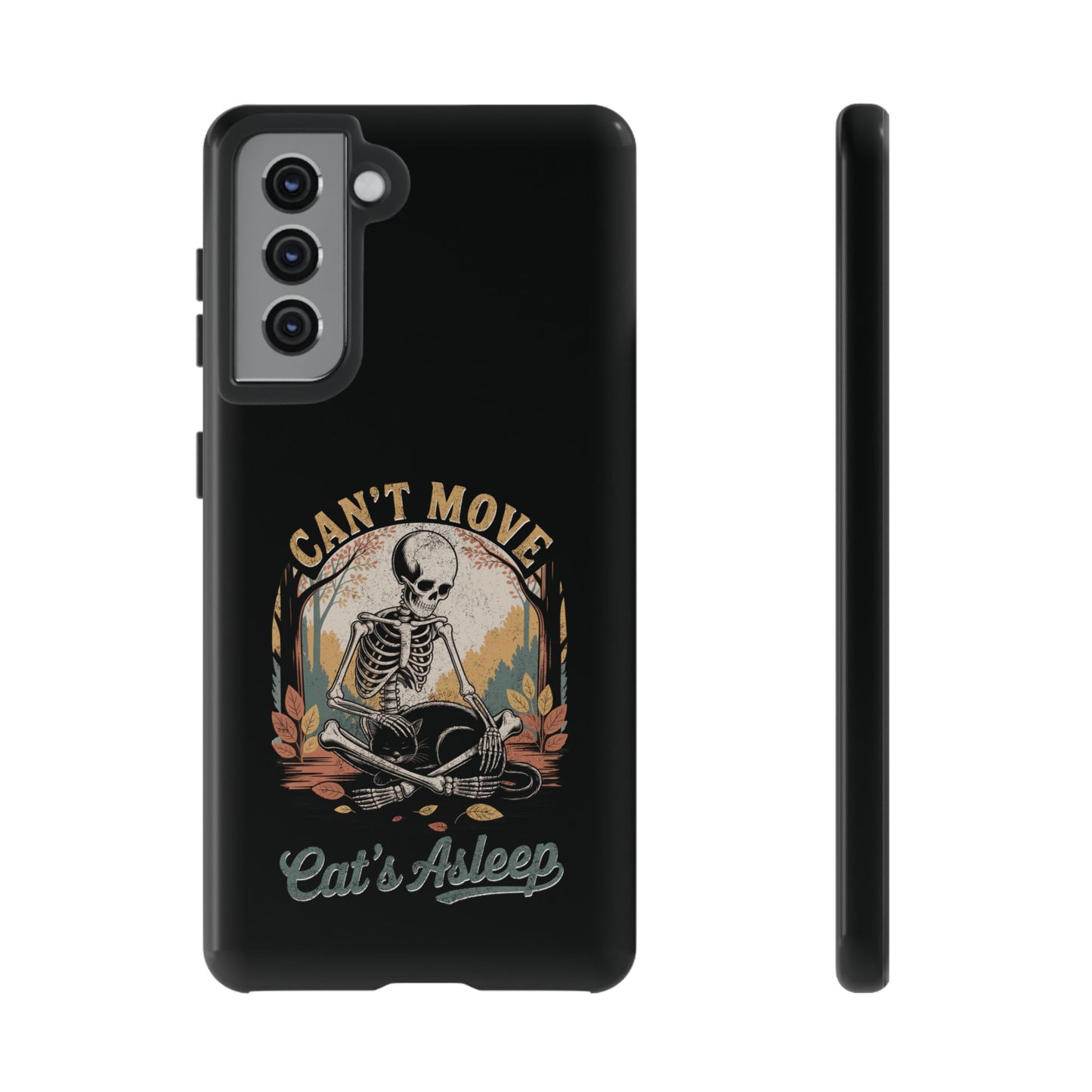 Can’t Move, Cat’s Asleep - Phone Case