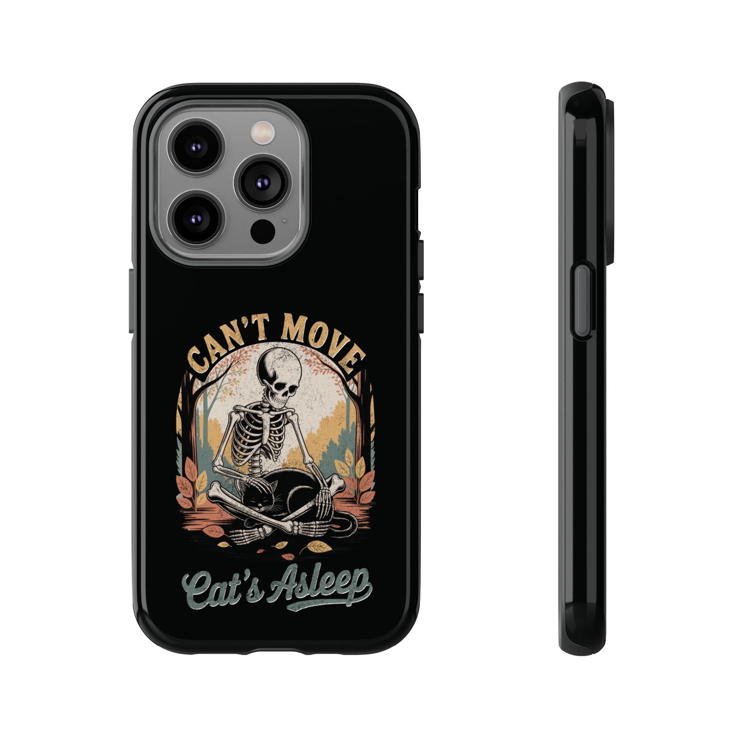 Can’t Move, Cat’s Asleep - Phone Case