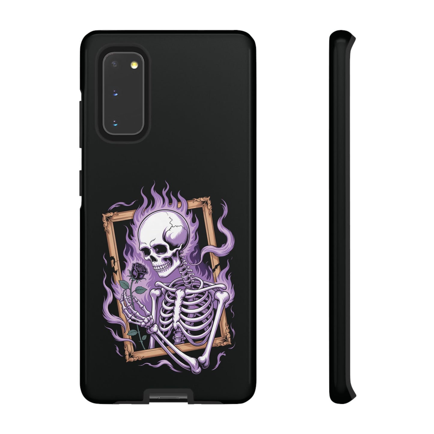 Skeleton Holding Rose - Phone Case