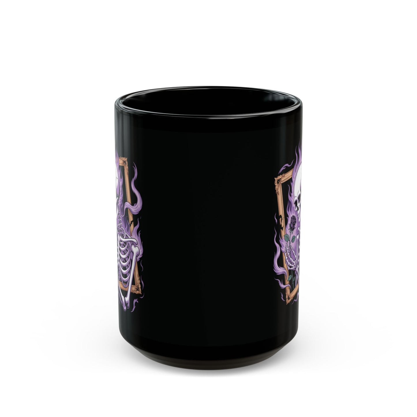 Skeleton Holding Rose - Mug