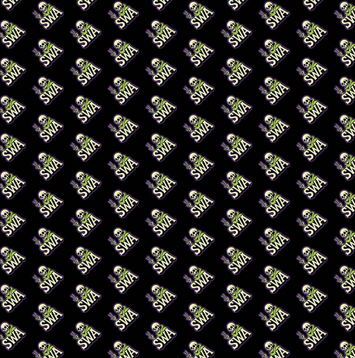 Skeleton blanket 50x60 inches – goth, spooky, and cozy home decor from SkeletonWear Apparel