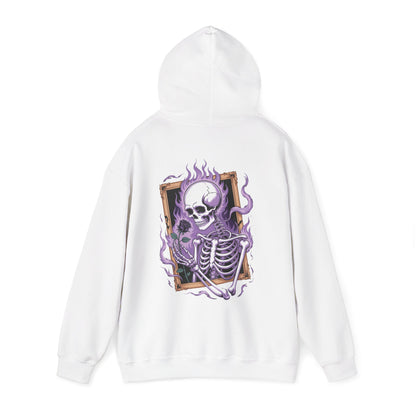 Skeleton Holding Rose - Unisex Hoodie