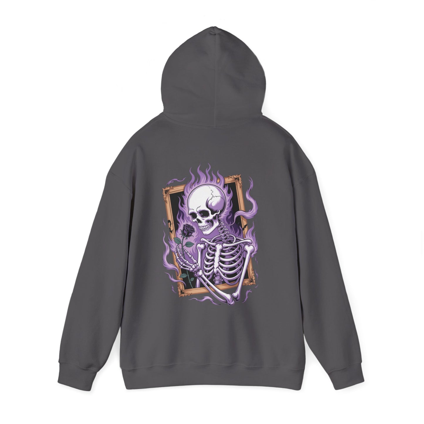Skeleton Holding Rose - Unisex Hoodie