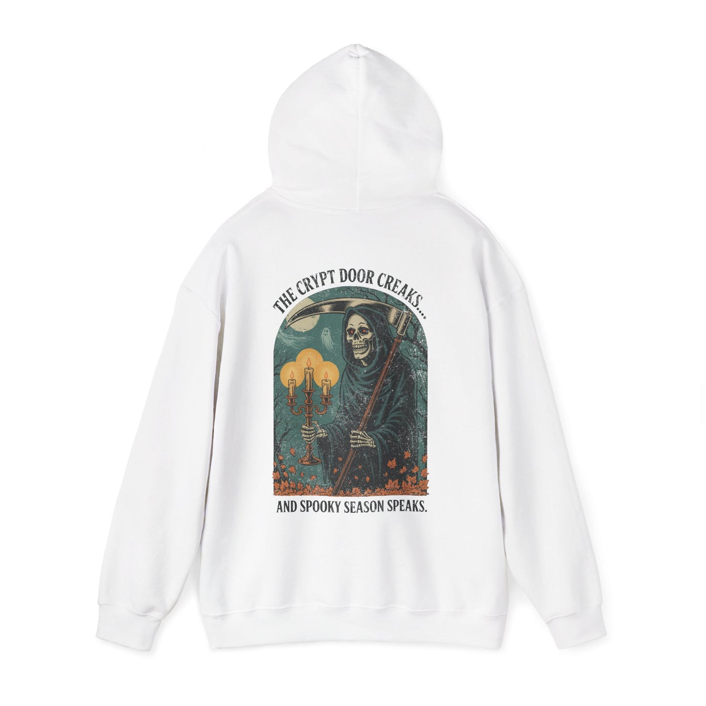 The Crypt Door Creaks… And Spooky Season Speaks. - Unisex Hoodie