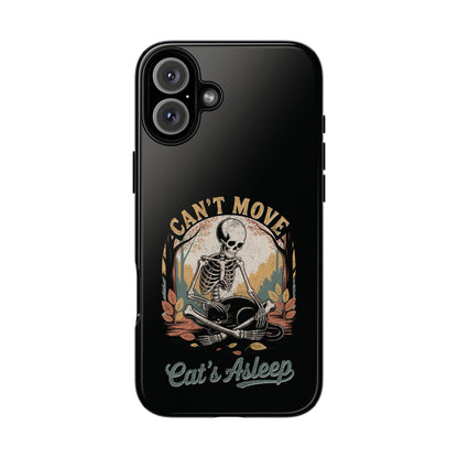 Can’t Move, Cat’s Asleep  - Phone Case